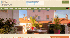 Desktop Screenshot of hotel-bellevue-mimizan.com